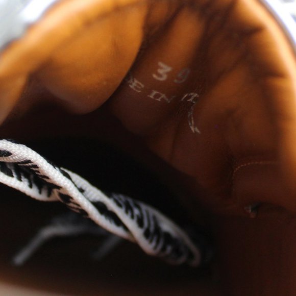 New JIMMY CHOO Miami Logo Metallic Leather Sneakers - Picture 8 of 12